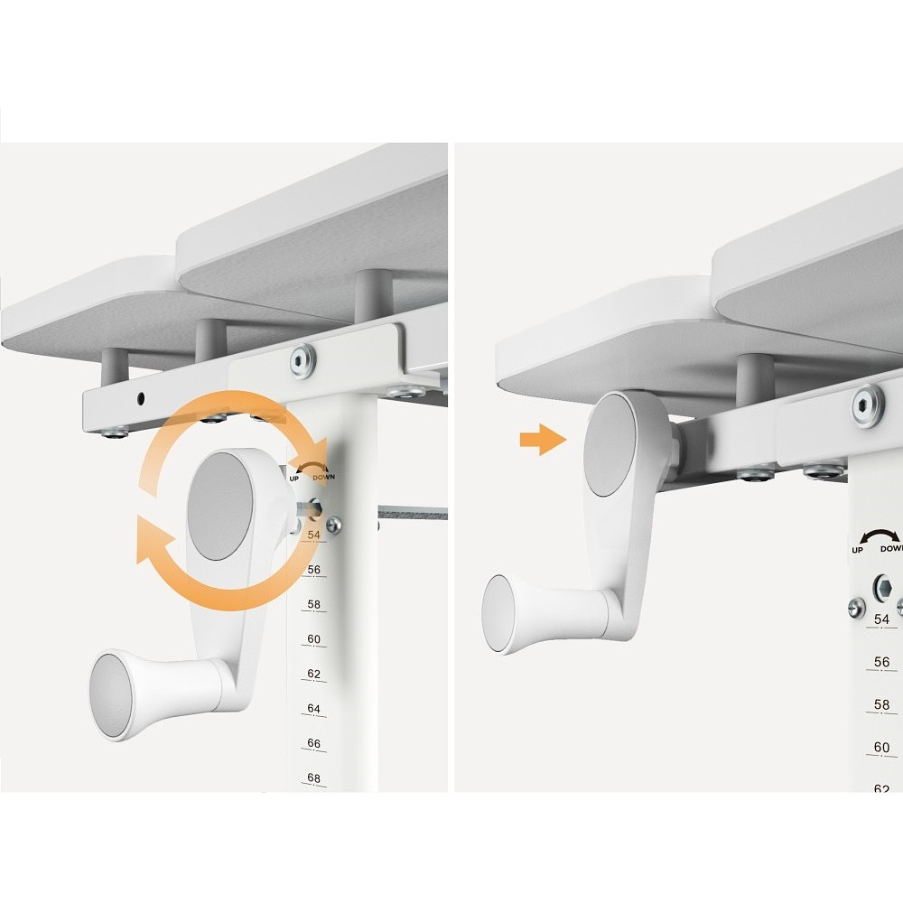 Стол Ergosmart E603 GREY, 1000х600х(540-760) мм - 8