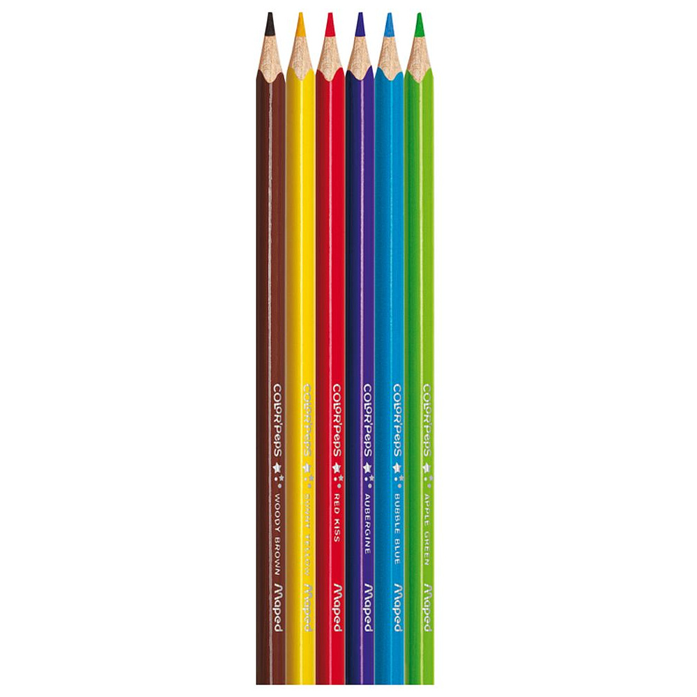 Цветные карандаши Maped "Color Peps", 6 цветов - 3