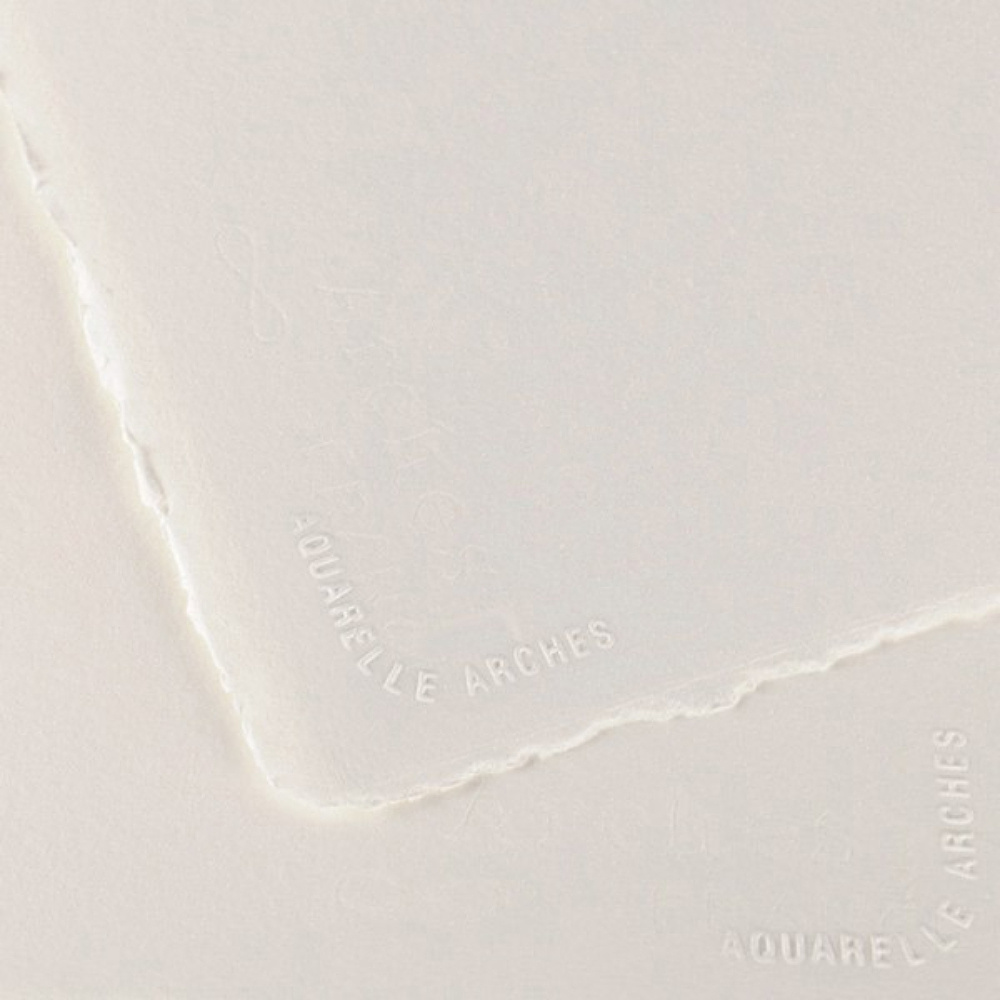 Блок-склейка бумаги для акварели "Arches", 41x31 см, 300 г/м2, 20 листов - 2