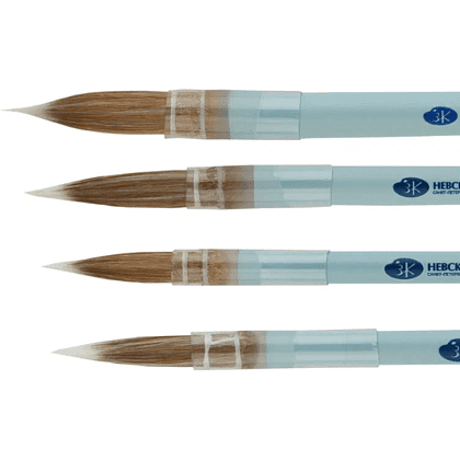 Кисть "Белые ночи", круглая, на короткой ручке, №4 - 6