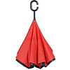 Зонт обратного сложения "Flipped", 109 см, красный, черный - 2
