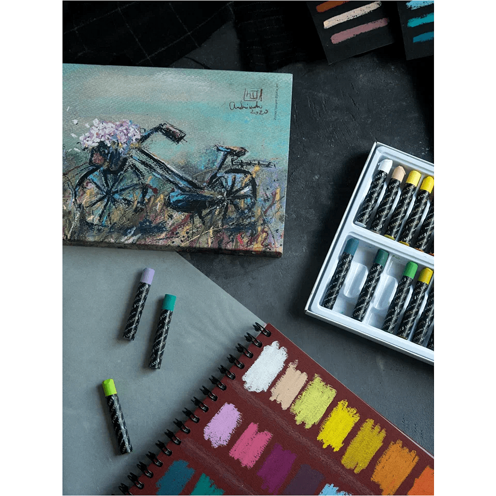 Пастель масляная "Малевичъ" профессиональная, 48 цветов - 11