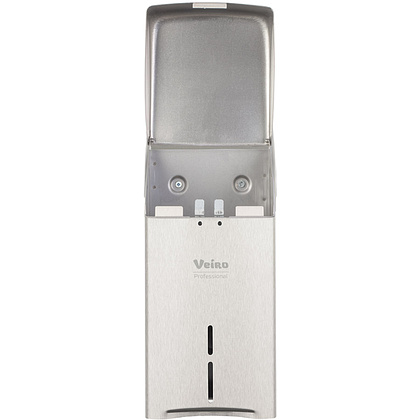 Диспенсер Veiro Professional "L-ONE Steel" для туалетной бумаги листовой, серебристый - 5