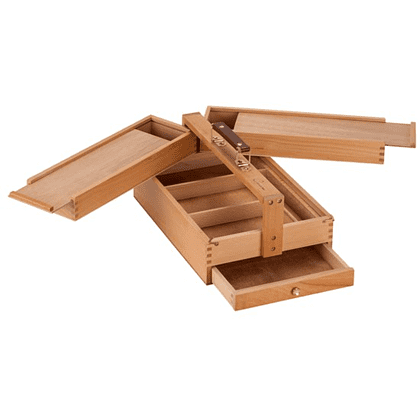 Ящик художника "Сонет" №3, для кистей и красок, бук