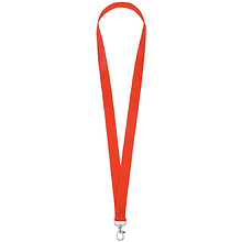 Тесьма с карабином для бейджа "8391", 900x20 мм, красный