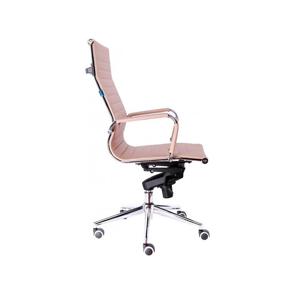 Кресло для руководителя EVERPROF "Rio M", экокожа, металл, бежевый - 3