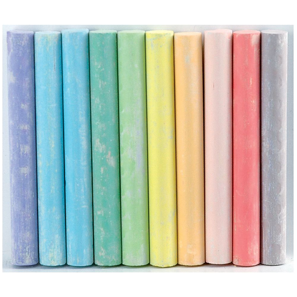 Мелки для доски круглые Maped "Color Peps", 10 цветов, ассорти - 2