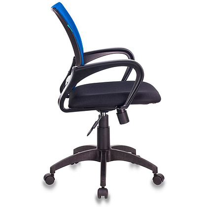 Кресло для персонала Бюрократ "CH-695N/BLACK", ткань, пластик, синий - 4