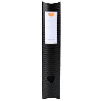 Папка регистратор "Exactive", А4+, 60 мм, ПВХ, черный - 4