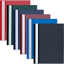 Папка-скоросшиватель "Panta Plast", А4, панорама, темно-синий