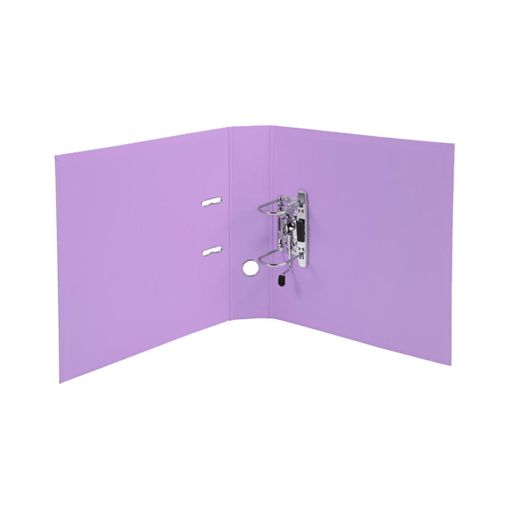 Папка-регистратор, A4, 70 мм, ПВХ, лиловый - 4