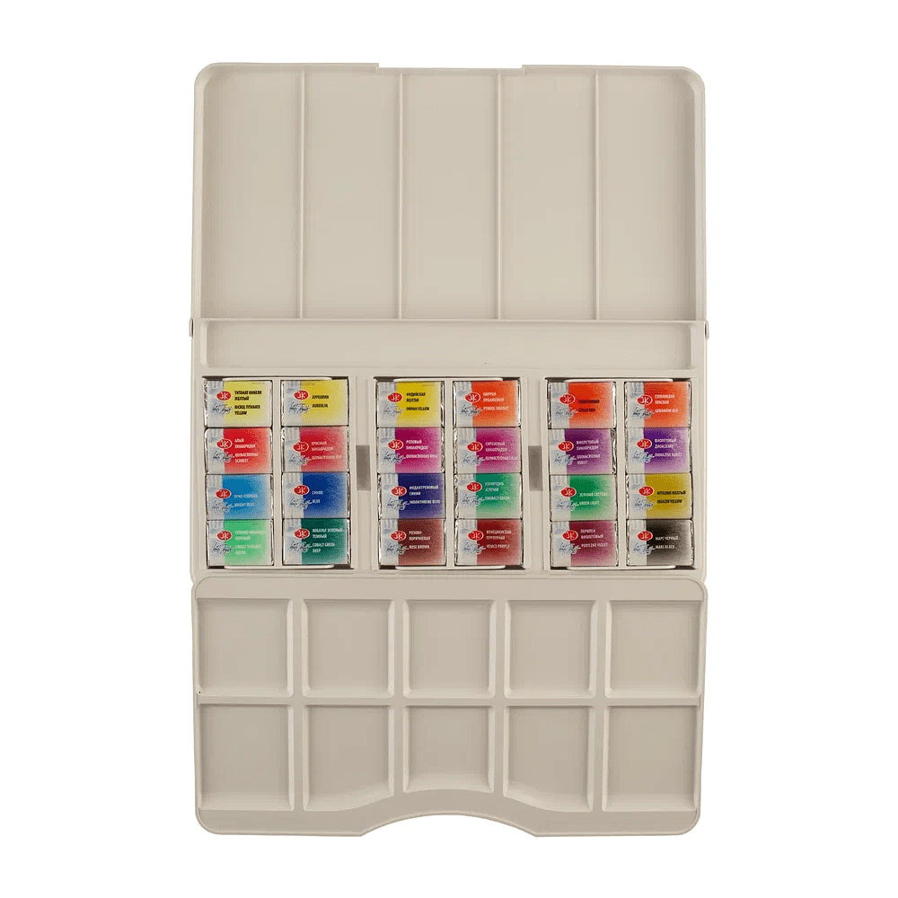 Краски акварельные "Белые ночи новейшая история", 24 цвета, кюветы - 5