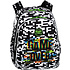Рюкзак школьный CoolPack "Game over", M, черный, белый