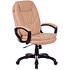 Кресло для руководителя "Бюрократ CH-868YAXSN", кожзам, пластик, бежевый