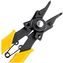 Съемники стопорных колец Deli YS EDL104506, 150 мм, 4-в-1, 4 насадки, желтый, черный