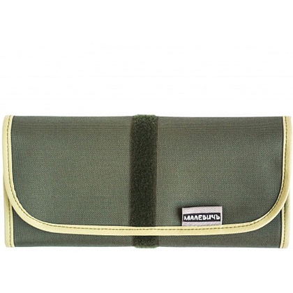 Пенал-органайзер "Малевичъ" для кистей, 26х48, оливковый