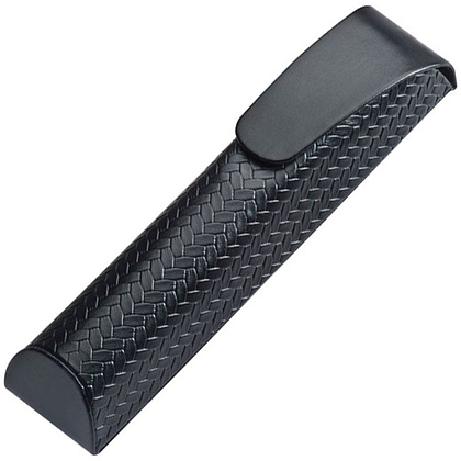 Ручка шариковая автоматическая "Ferraghini F21003", 0.7, черный, серебристый, стерж. синий - 2