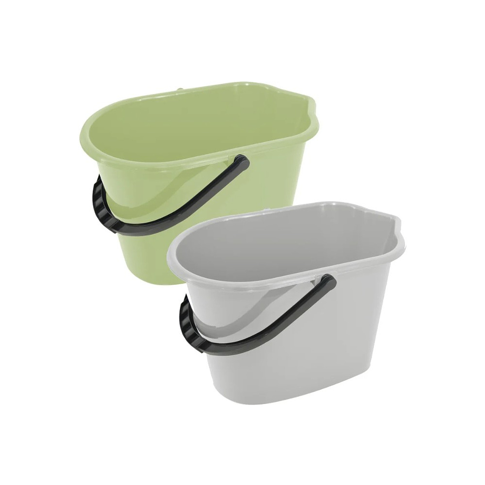 Ведро прямоугольное, 10 л, пластик, ассорти