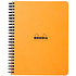 Блокнот "Rhodia", А5+, 80 листов, клетка, оранжевый
