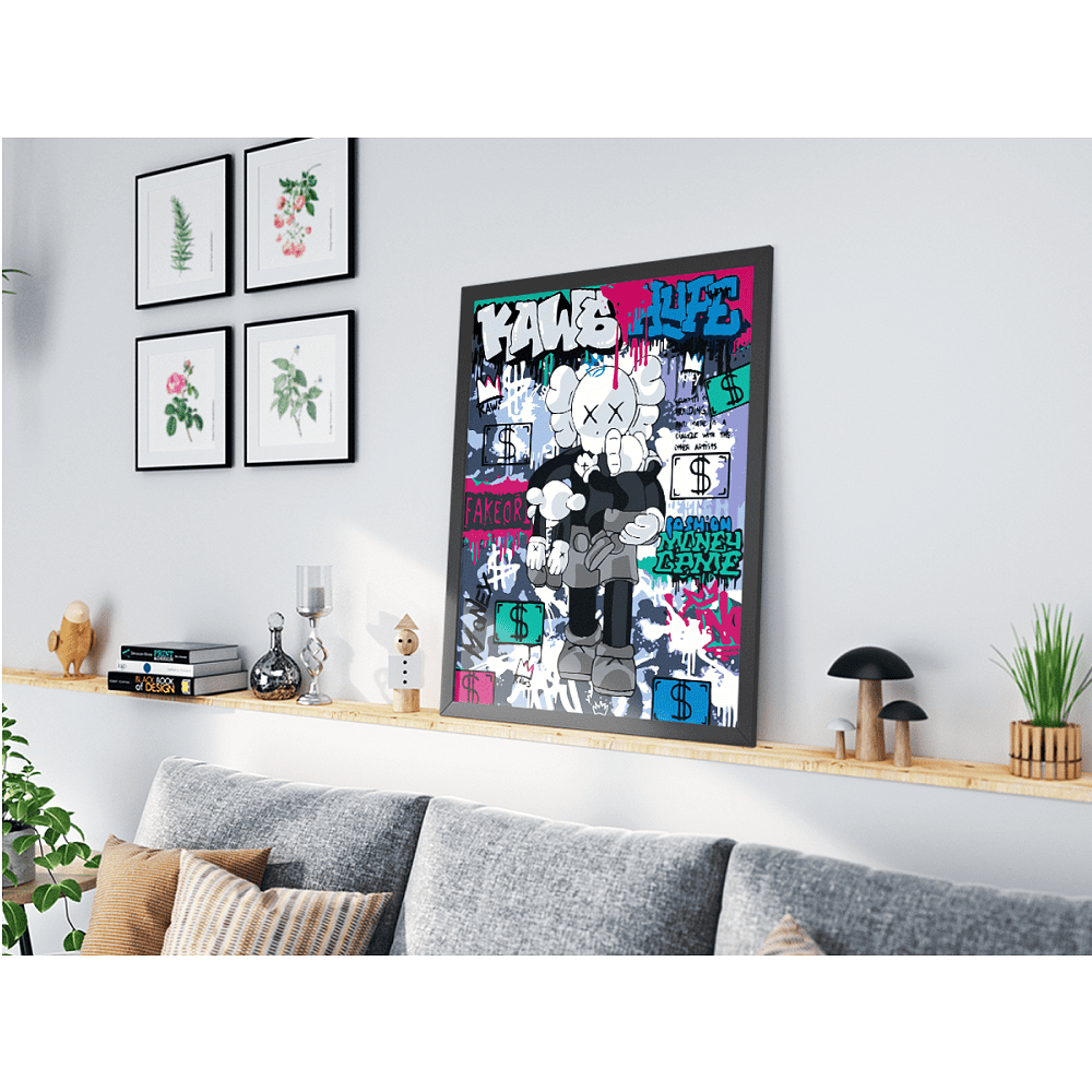 Картина по номерам "Kaws Hype" - 2