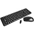 Клавиатура + мышь Logitech "MK220", беспроводная, черный