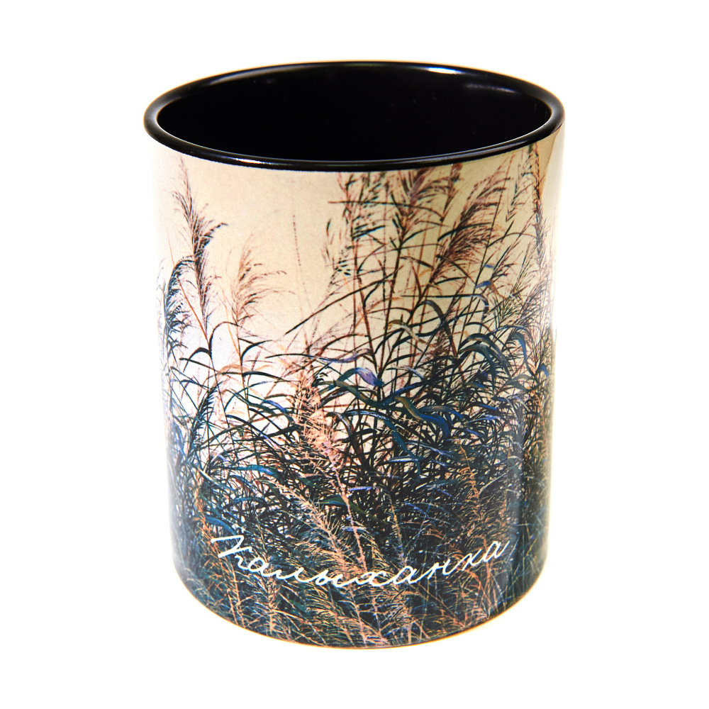 Кружка "Калыханка", Валерий Шкарубо, керамика, 330 мл, белый, черный  - 3