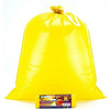 Мешки для мусора, 35л, 15шт/рулон, ПНД, Mirpack Vip, 18 мкм, 50х60см, желтый, с завязками - 2
