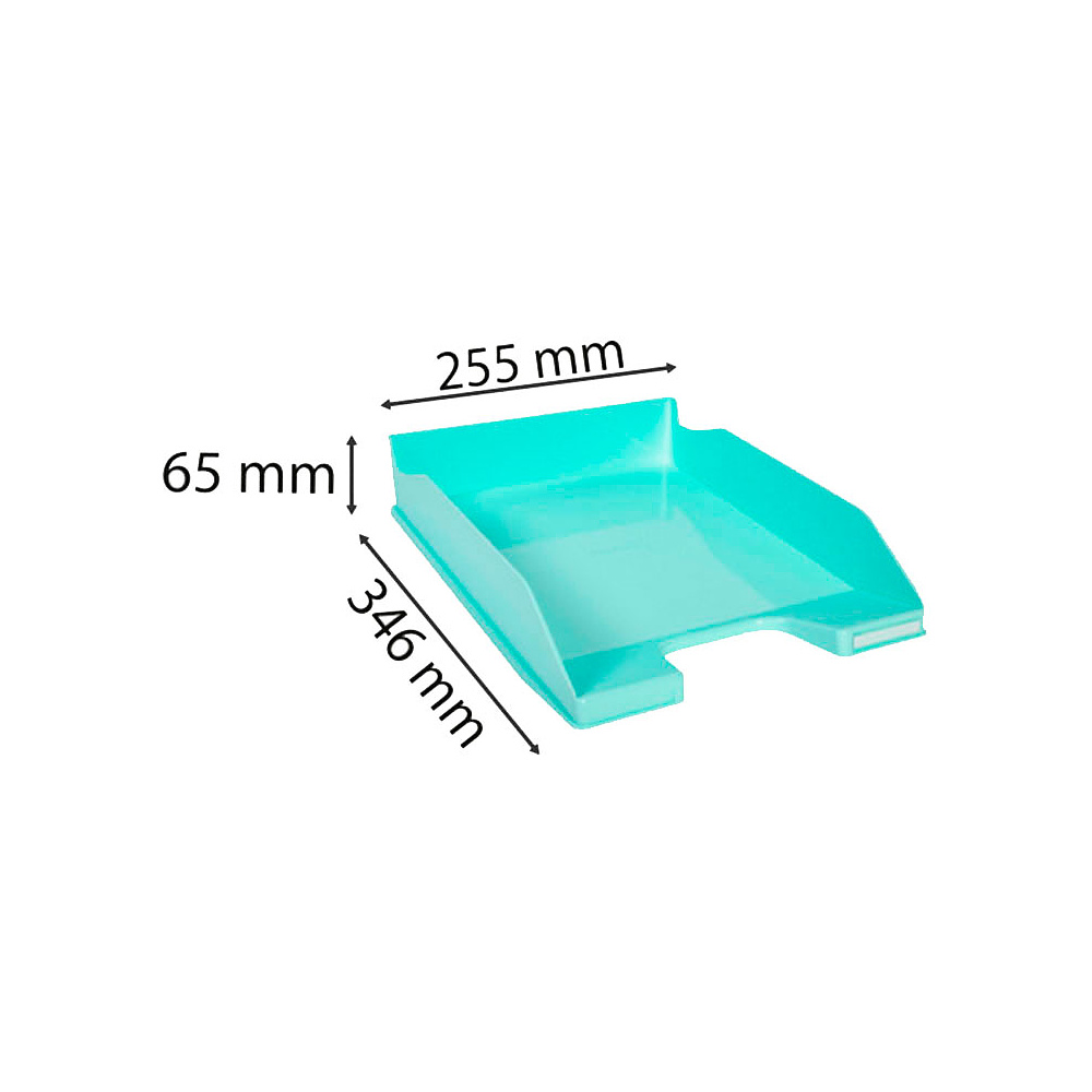 Модуль для бумаги горизонтальный "Aquarel", зеленая пастель - 3