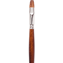 Кисть "Escoda Versatil Brush L/H", синтетика, темно-коричневый, плоская, №14