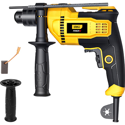 Дрель Deli YS EDL-CZ13-E6 Ударная 820 Вт, 3000 об/мин, 1 скорость