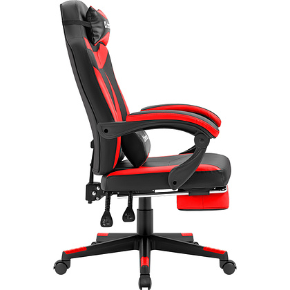 Кресло игровое Defender "Cruiser", искусственная кожа, пластик, черный, красный - 2