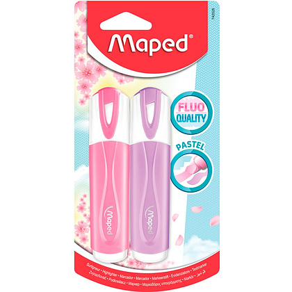 Маркер текстовый Maped "Pastel", 2 шт, ассорти - 3