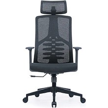 Кресло для руководителя SitZone CH-359A, сетка, ткань, черный, -30%