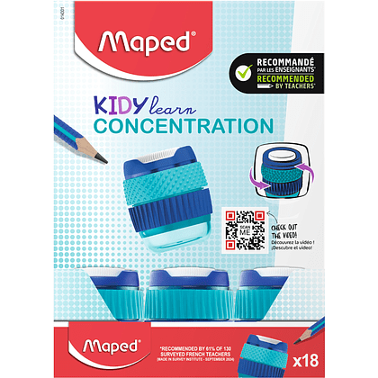 Точилка "Kidy Learn Concentration", 1 отверстие, с контейнером