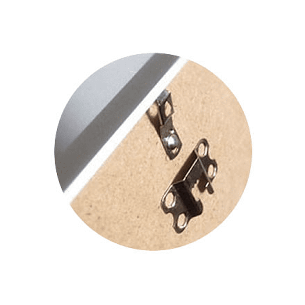 Фоторамка "Zebra", 10х15 см, алюминий, с ножкой, серебристый - 3