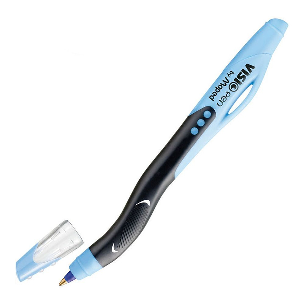 Ручка шариковая Maped "Visio Pen" для левши, 1.0 мм, синий, черный, стерж. синий