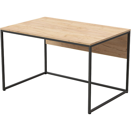 Стол письменный Millwood Лофт Бейрут (ДТ-2), 1200х800 мм, дуб золотой крафт, черный