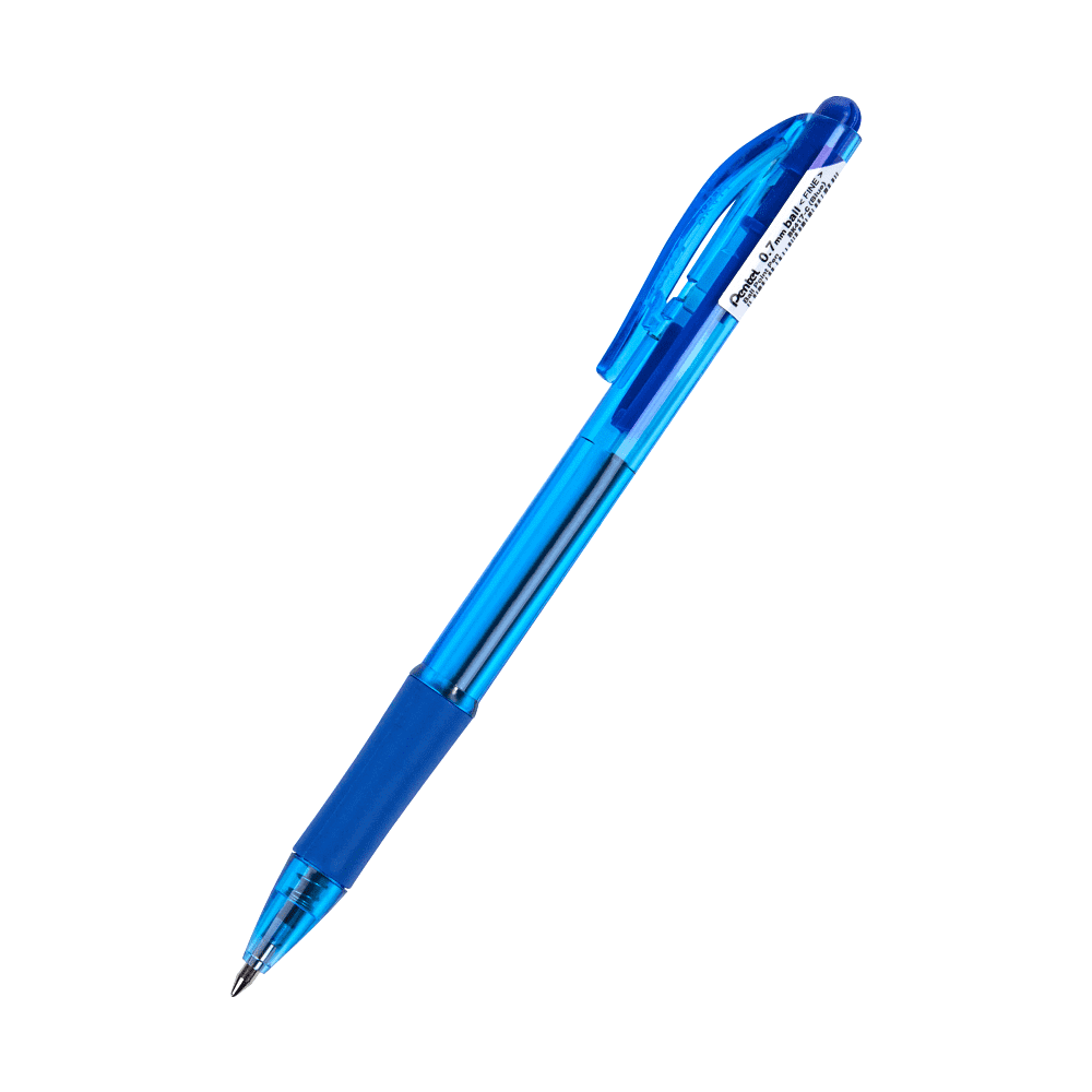 Ручка шариковая автоматическая "BK417", 0.7 мм, синий, стерж. синий