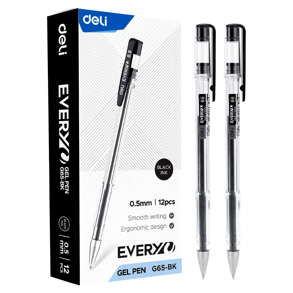 Ручка гелевая "Every", 0.5 мм, прозрачный - 2