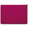 Папка-конверт для школьных тетрадей "Цветные полоски", А4, на молнии, кожзаменитель, розовый, черный - 2