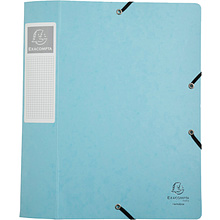 Папка на резинках "Aquarel", А4, 60 мм, картон, ассорти