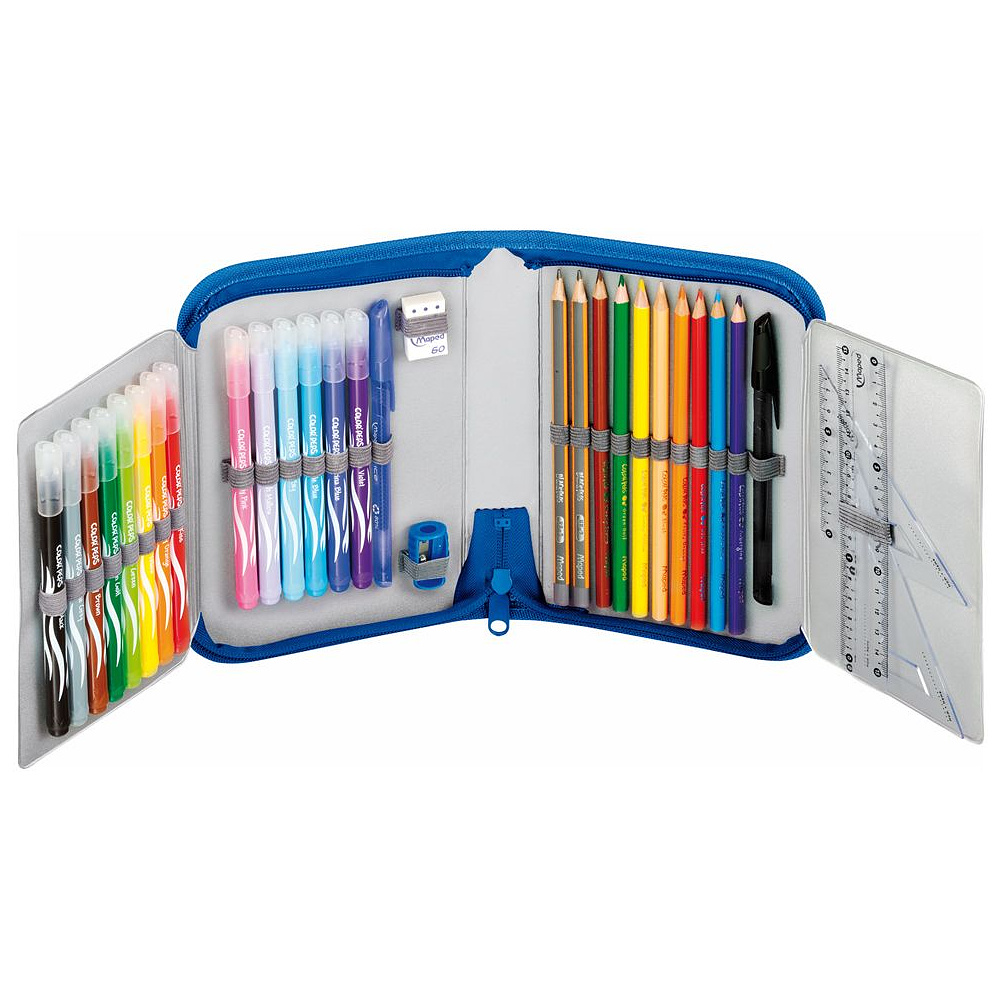 Пенал Maped "Karate", 1 отделение, с наполнением - 3