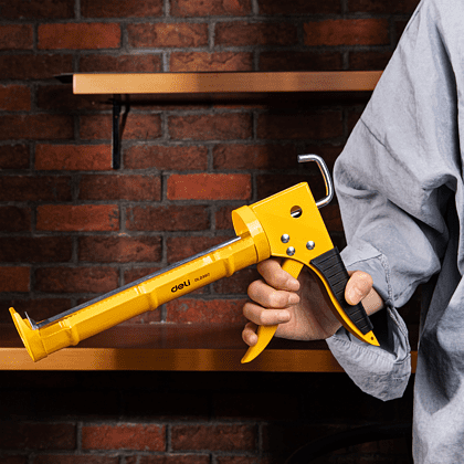 Пистолет для герметика Deli YS EDL2350, полукорпусной, 230 мм - 5