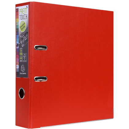 Папка-регистратор "Exacompta", A4, 80 мм, ПВХ, красный