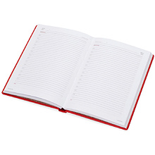 Ежедневник недатированный "Velvet", А5, 272 страницы, красный