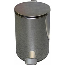 Урна с педалью, 20 л, хром