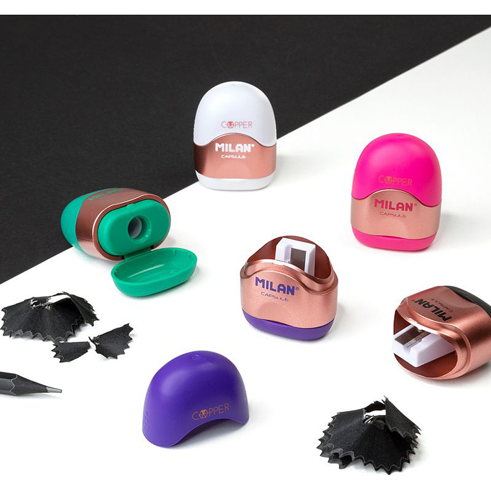 Точилка "Capsule Milan", 1 отверстие, с контейнером - 5