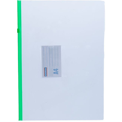 Папка-конверт на молнии "Donau", A4, прозрачный (ассорти) - 4