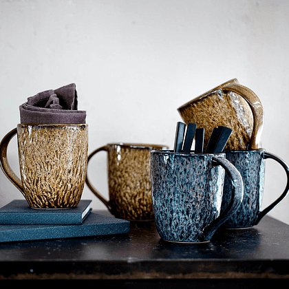 Чашка керамическая "Matera", 430 мл, серая - 3