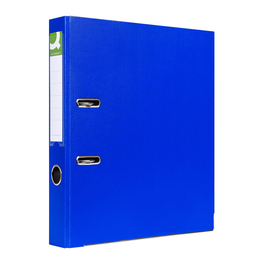 Папка-регистратор "Q-Connect ПВХ Эко", A4, 50 мм, синий